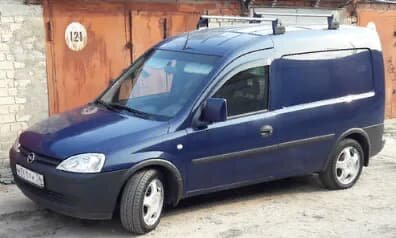 Дефлекторы окон (ветровики) Opel Combo C 2d 2001-2011 (Опель Комбо) Кобра Тюнинг